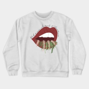 Cherry Wine Lips Lyrics Hozier Crewneck Sweatshirt